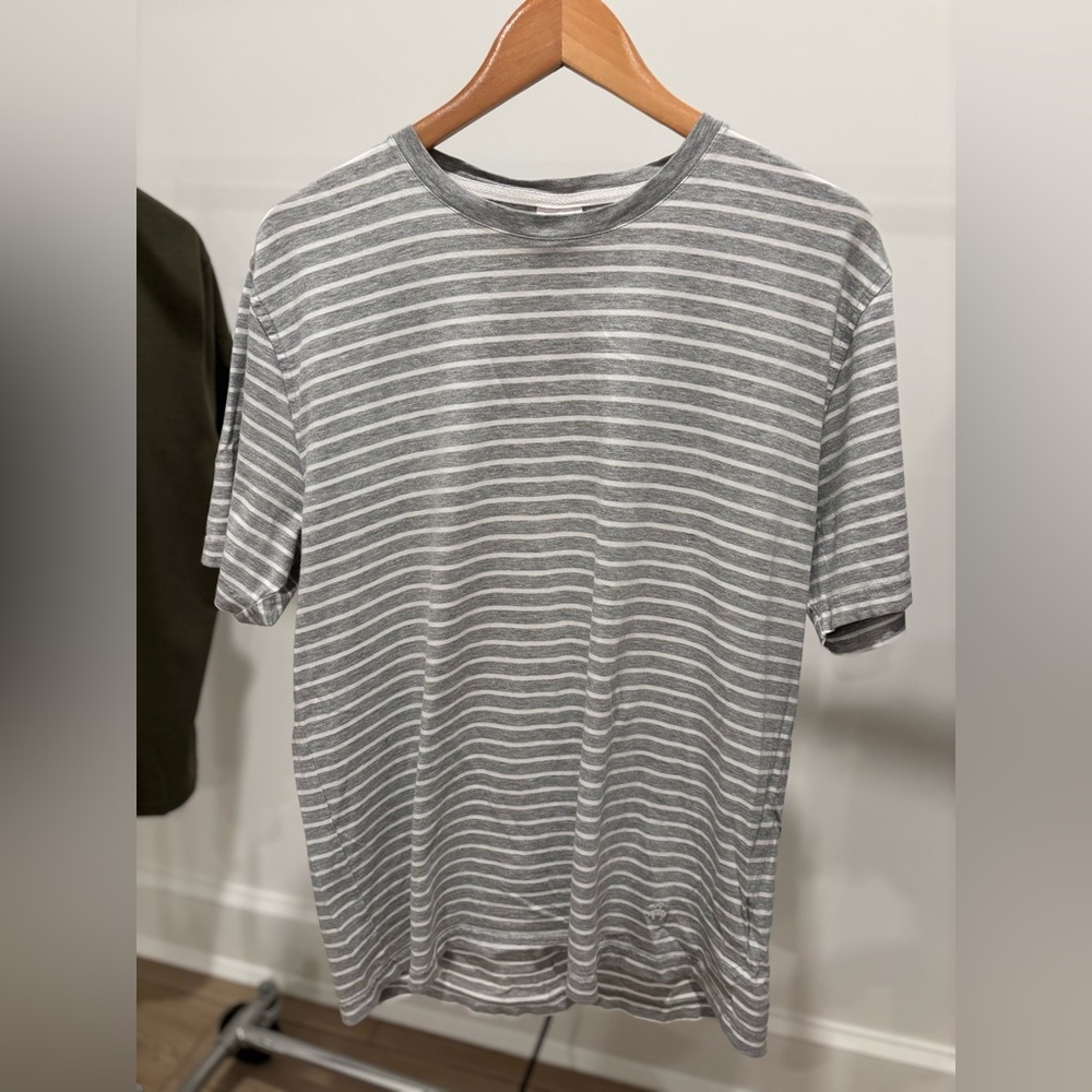 Gray Striped Men's Brooks Brothers Shirt